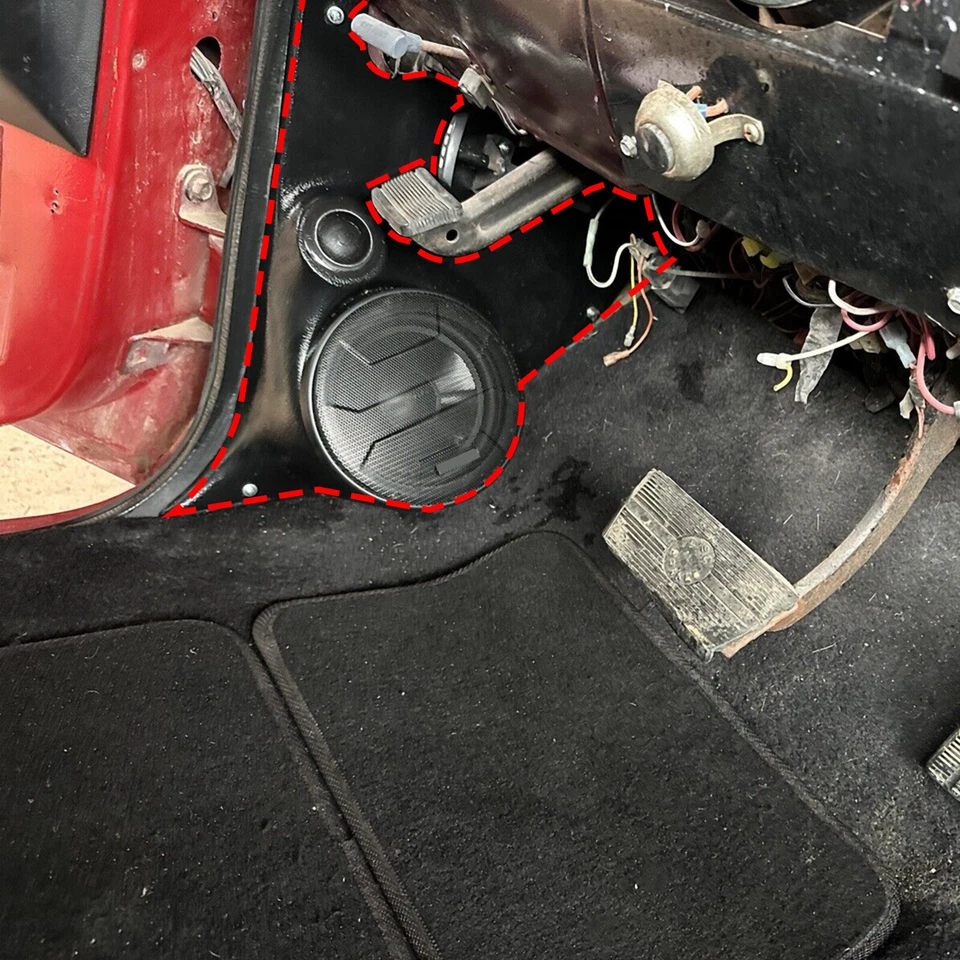 Speaker Kick Panels For 73-87 Chevy GMC Pickup Truck Jimmy Blazer Suburban - Image 3 of 4