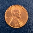 1944 Lincoln Wheat Cent, Uncirculated Condition, Some Red Luster #385