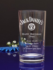 Personnalise Joyeux Anniversaire Grave Whisky Verre Present Cadeau 242 Ebay