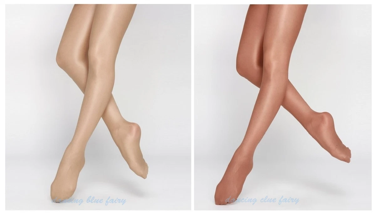 3 packs x FOOTED SHIMMER TIGHT TIGHTS DANCE STOCKING STOCKINGS