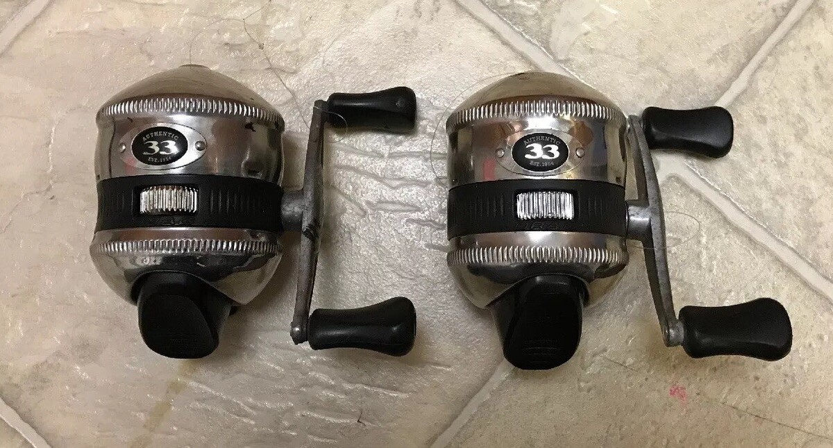 2 Lot Zebco Authentic 33 Est.1954 Bearing System Fishing