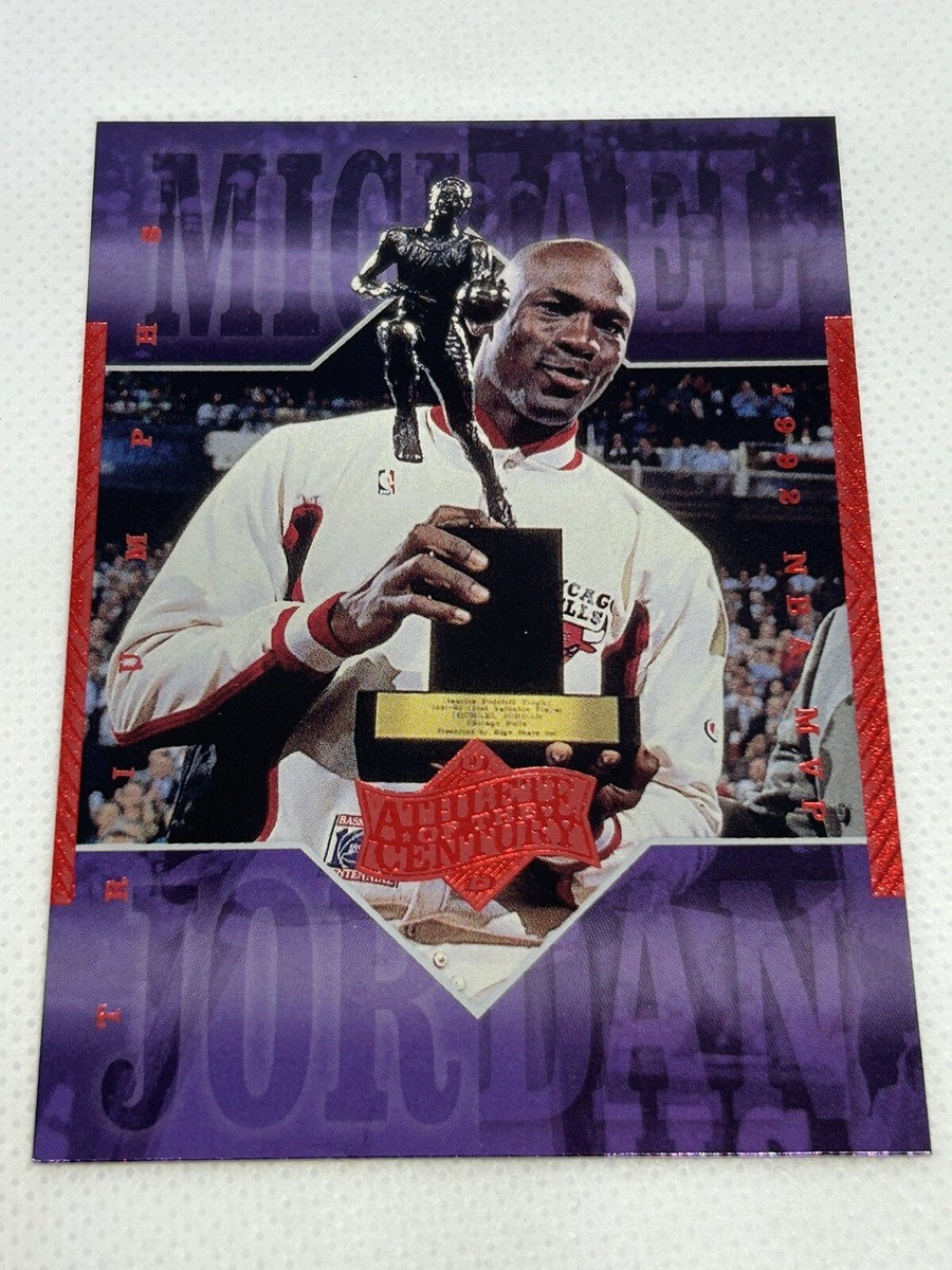 1999 MICHAEL JORDAN Upper Deck ATHLETE OF THE CENTURY #78 NBA 