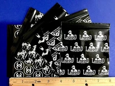 BaggiesSince1987- 4" X 4" ZipSeal DesignBags OPAQUE 4040 METALLIC P, 👀Details🔽