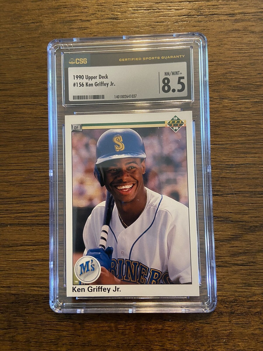 CSG 8.5 1990 Upper Deck Ken Griffey Jr Card #156 Error