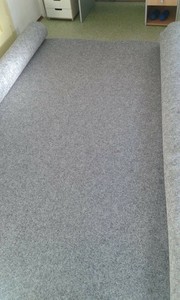 Teppichboden Meterware Nadelfilz Rips Bodenbelag 4m Breite Grau Ebay