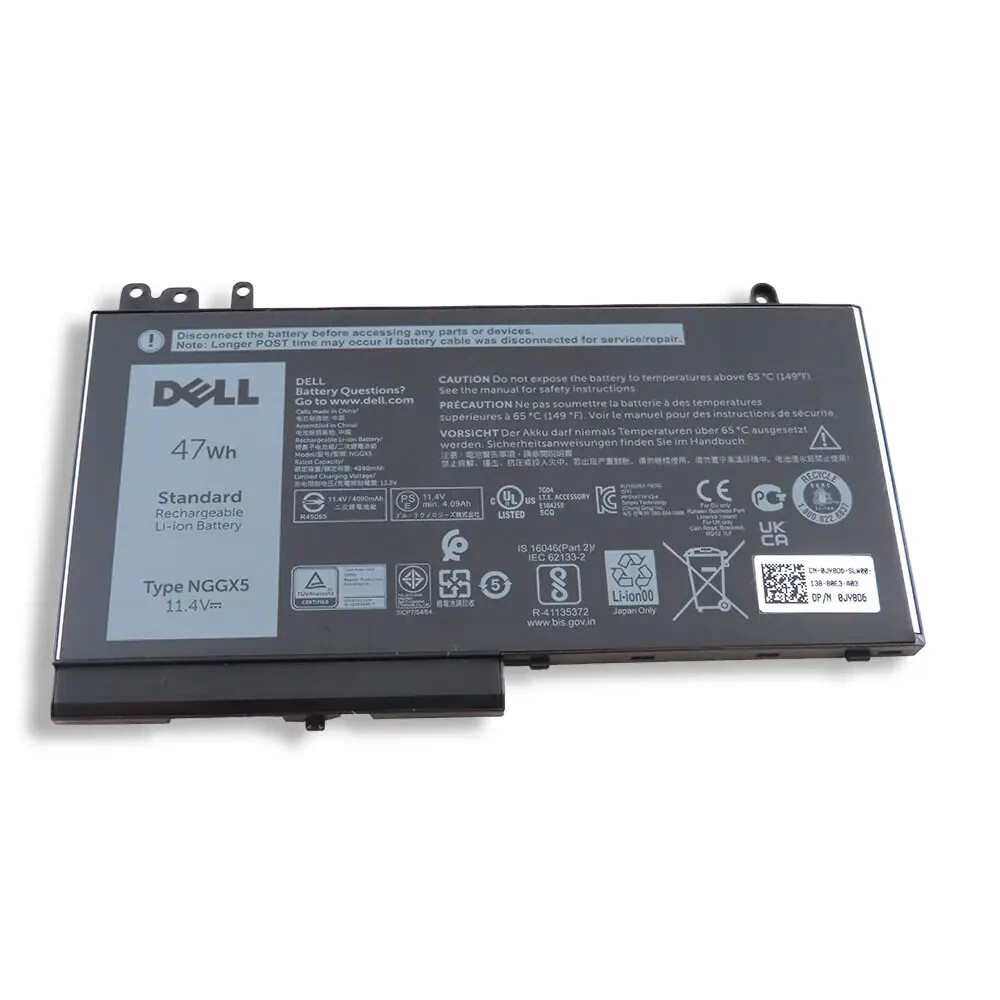 Dell Latitude E5270, E5470, E5570 47WH 3 Cell 11.4V Battery - NGGX5