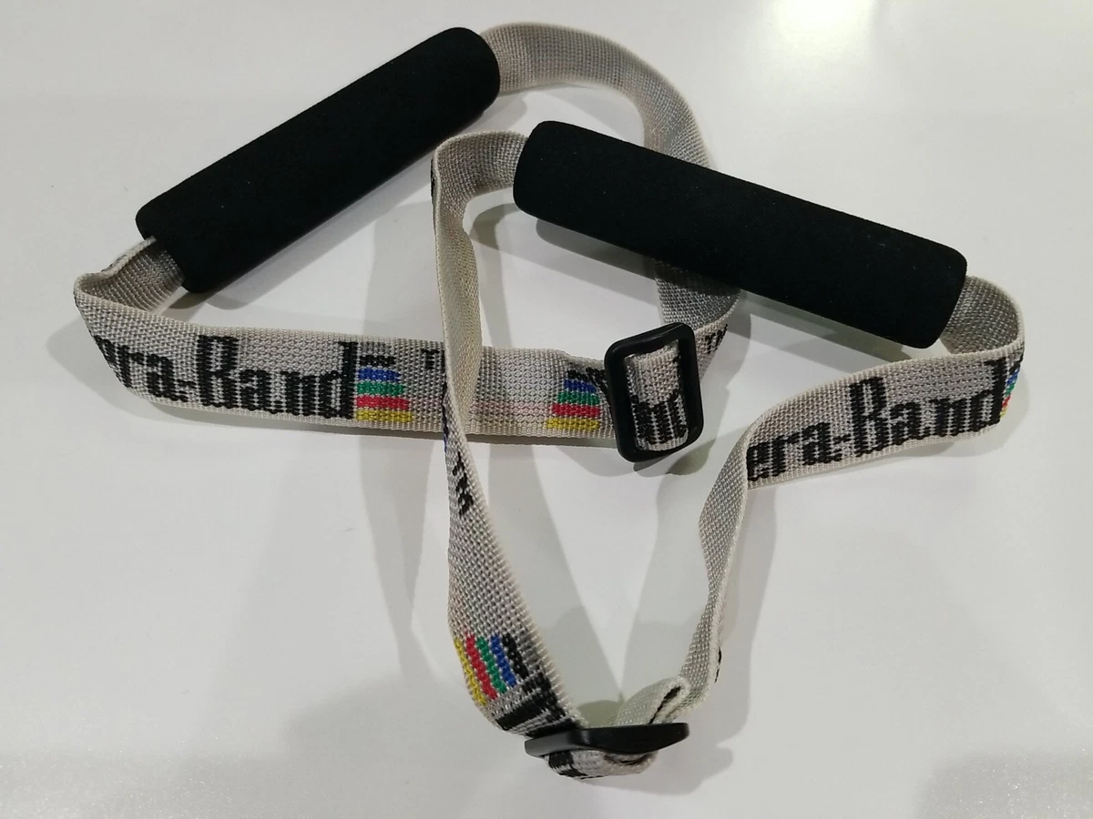 Thera Band Soft Grip Exercise Handles Pair Use w Resistance Bands or Tubing