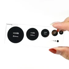 Circular Scale Microscope Stage Micrometer Calibration Slide Stage Graticules