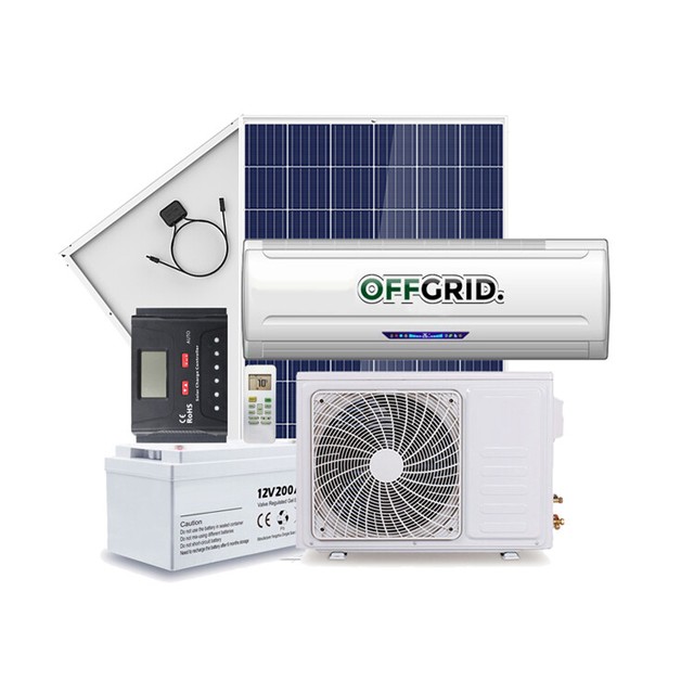Solar Air Conditioner Off Grid System 1hp 3hp Back Up Time 4 12 Hours