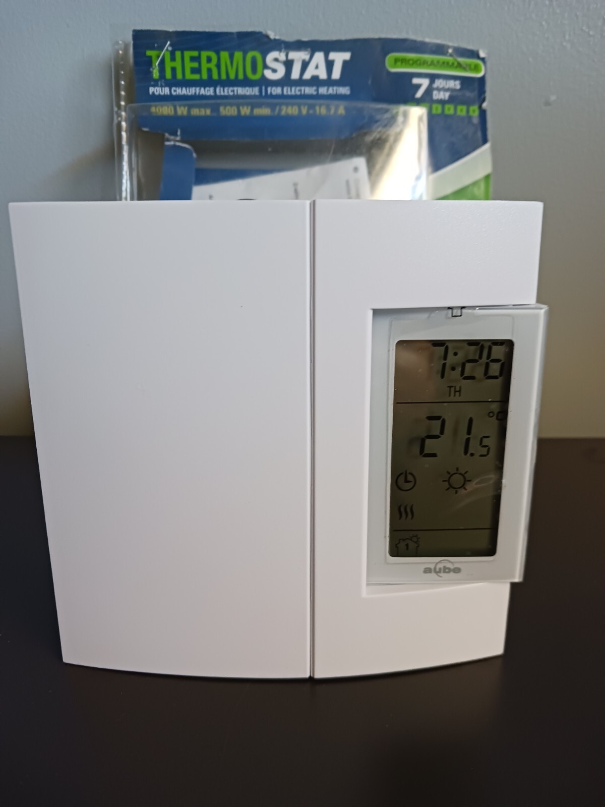 Aube by Honeywell TH106 Electric Heating 7-Day Programmable Home Thermostat  | eBay
