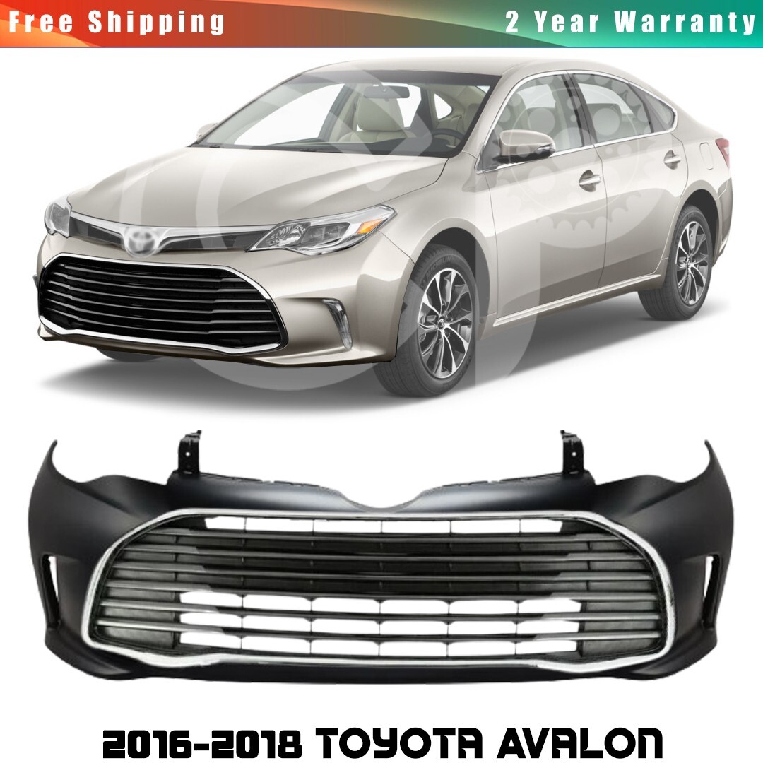 Front Bumper Cover Fascia Lower Grille Chrome For 2016-2018