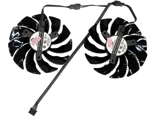 Grafikkartenlüfter Kühler Fan ~88mm kompatibel für GTX 1050 Ti G1 Gaming 4G - Bild 2 von 6