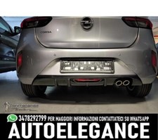 Diffusor Hinten Mit Doppelt Auspuffanlage Opel Corsa F Gs-Line (2019