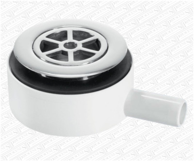 McAlpine Caravan Typ Pumpdusche Ablauf 70mm oben für 50mm Loch 22mm Auslauf