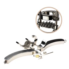 BDSM Stainless Steel Humbler with Ball Crusher Adjustable Lockable Fetish Toy
