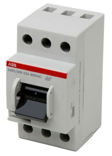 Interrupteur principal ABB E463/3 KB 3 broches 400V/63A - Photo 1/2