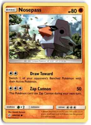 2019 Sun & Moon - Cosmic Eclipse Nosepass c Basic/Common #106