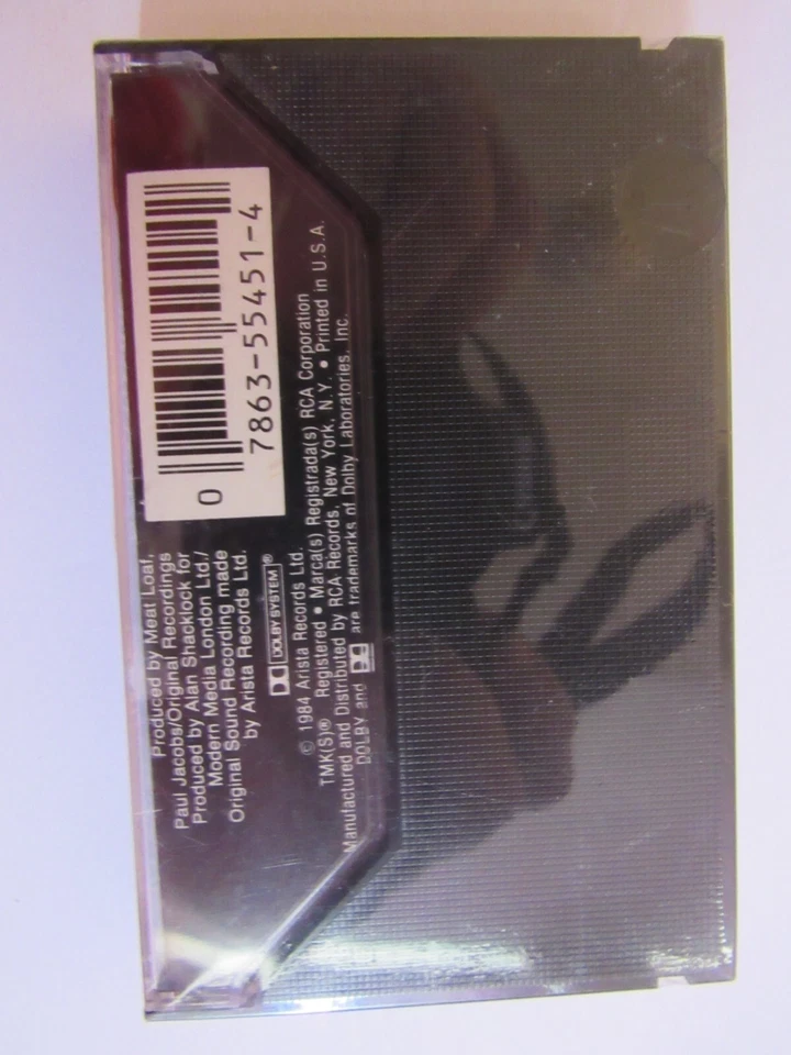 MEAT LOAF - Bad Attitude - CASSETTE TAPE 1984 NEW SEALED - Image 2 of 2