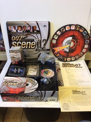 Scene It James Bond 007 Collector's Edition Game. Pre-owned In Tin Box Complete!