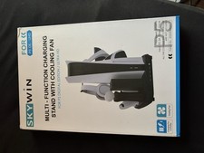 SKYWIN PS5 Charging Stand w/ Cooling Fan, Controller Charger, Black