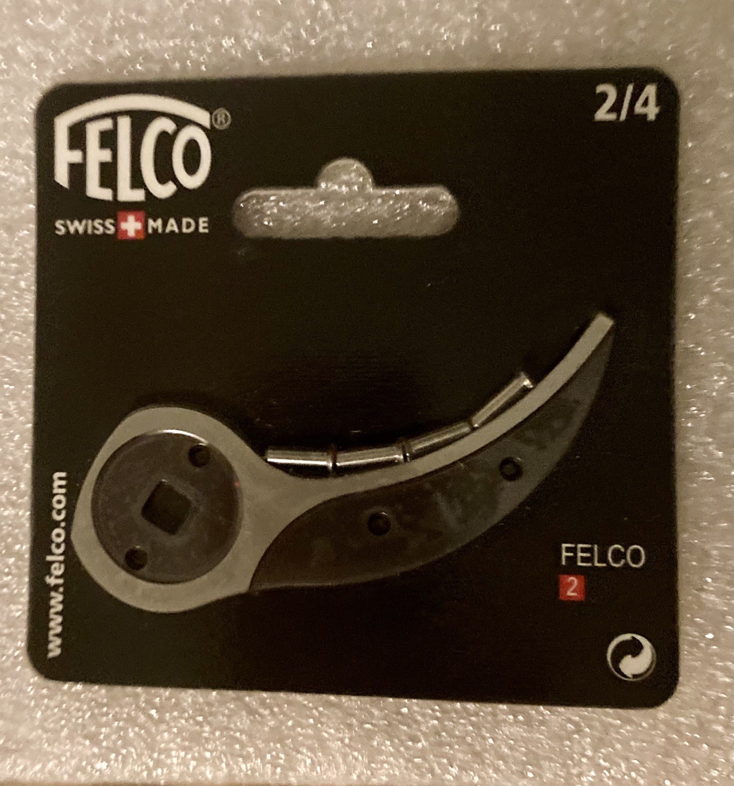 FELCO Swiss Made Pruner Replacement Anvil Blade With Rivets 2/4 (New)