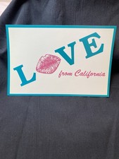 Vintage 1990s  Love From California  Unused L...