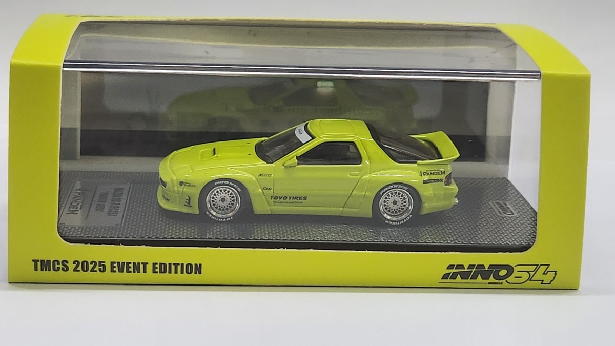 INNO64 PANDEM FC3S TMCS2025会場限定モデル 1:64 inno64 Mazda RX-7 FC3S Pandem Aero TMCS model car show