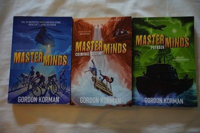 Masterminds Full Trilogy (3 books) Gordon Korman Preowned Paperback
