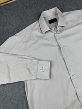 David Donahue Mens Shirt 16.5 16 1/2 34 35 Long Sleeve Cotton