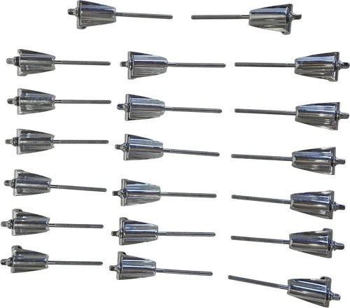DW Design Series Acrylic Bass Drum CLAWS AND TENSION RODS - product listing photo