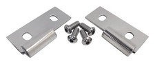 Crown For Jeep Wrangler Cj-5 Cj-6 Cj-7 Cj-8 Lower Door Hinge Brackets Stainless