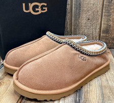 UGG TASMAN SLIPPER MENS US 10 CHESTNUT SUEDE/WOOL SLIP ON SHOE EU 43