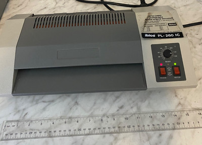 Ibico Pouch Laminator Commercial Laminating Machine PL-260IC Working