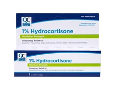 2 Pack Quality Choice Maximum Strength Itch Relief Cream Hydrocortisone 1% 1 oz