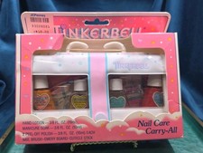 Vintage Tinkerbell Nail Care Carry-All, Original Box