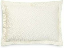 NEW 130 Ralph Lauren Standard Sham / Pillow Sham, Greenwich - Hollywood Cream