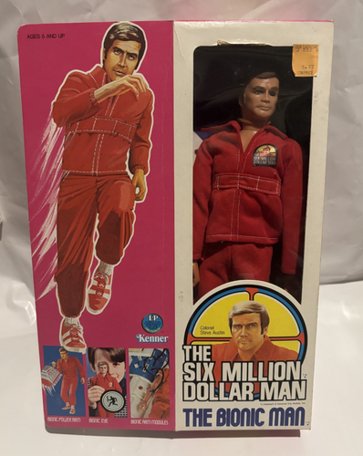 The Six Million Dollar Man - Zica - Set de 3 figurines : Steve Austin & Bionic B