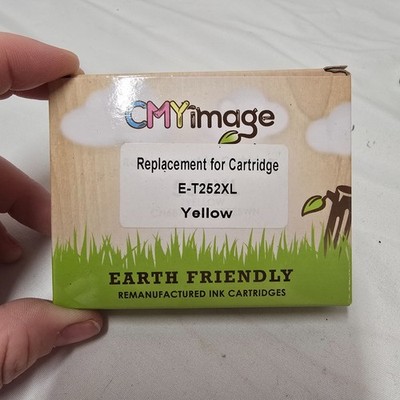 CMY Image Ink Replacement Cartridge E-T252XL New Sealed Yellow Earth Friendly