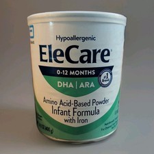 EleCare Infant Baby Formula Hypoallergenic Amino Acid 14.1 oz Exp 5/26