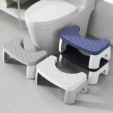 Non-slip Toilet Step Stool Squatty-Potty Bathroom Squat Chairs Furniture