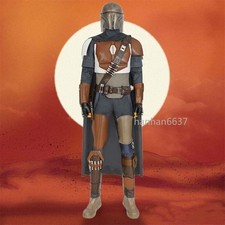 Star Wars The Mandalorian Cosplay Costume Halloween Outfits Full Set Props Men