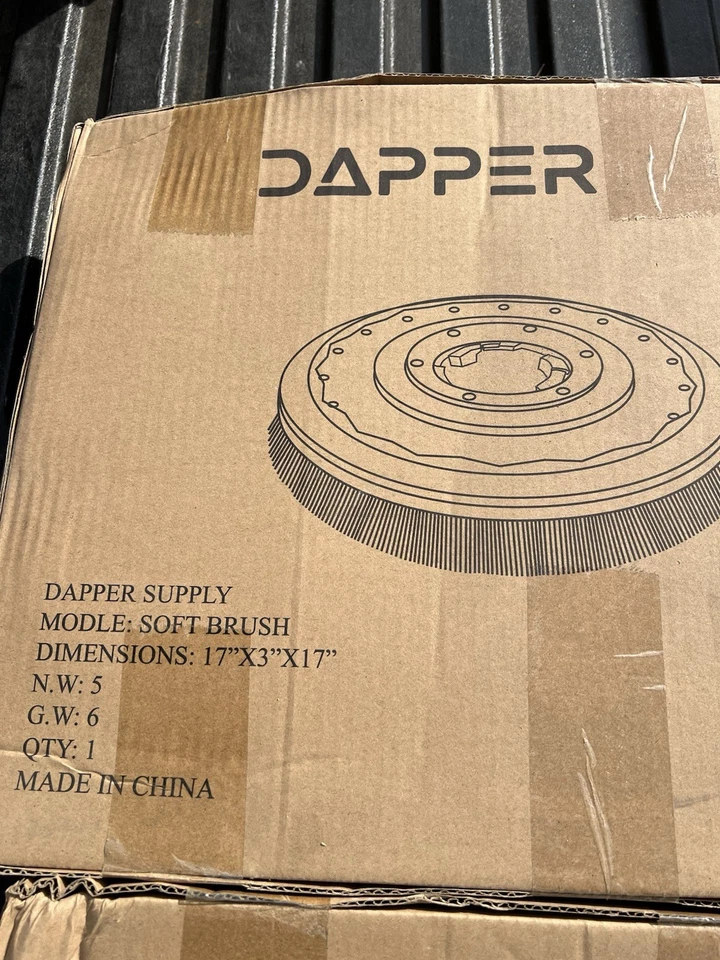 Dapper Buffer Attachments-Pad Holder/ Hard & Soft Brush / Scouring Pads FM1300 - Image 4 of 4