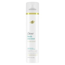 Dove Advanced Dry Shampoo Fresh Coconut Refresh 7.3 Ounce Pack of 1 , White