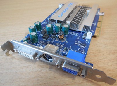 Albatron FX5200EP nVidia GeForce FX 5200 128MB AGP VGA TVO DVI Grafikkarte* g395