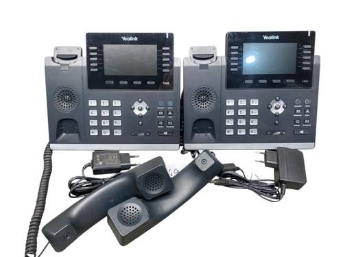 2 Stück Yealink SIP-T46WG IP-Telefon mit Netzteil 49634 - Afbeelding 5 van 8