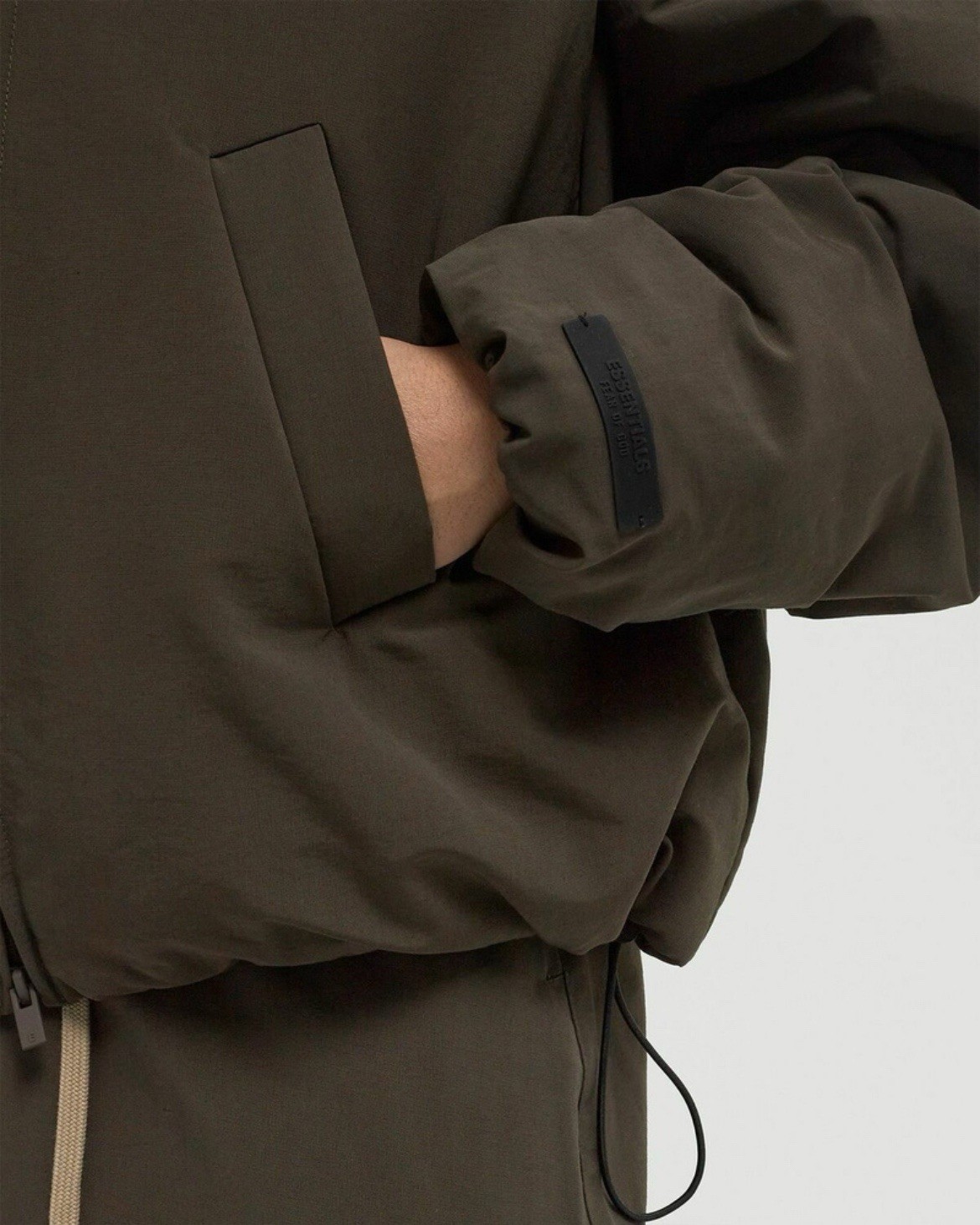 ESSENTIALS Fear of God Women's Military Nylon Bomber Jacket thumbnail 3