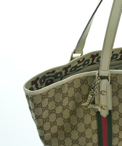 Gucci Women's Tote Bag Handbag Canvas Leather Beige Women's Japan thumbnail 8
