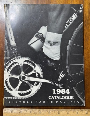 Vtg 1984 Bicycle Parts Pacific Catalog BPP CA Huret Wheels Clothing Vittoria