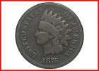 1876 Indian Head Cent / Penny - Nice Coin - 150 Years Old