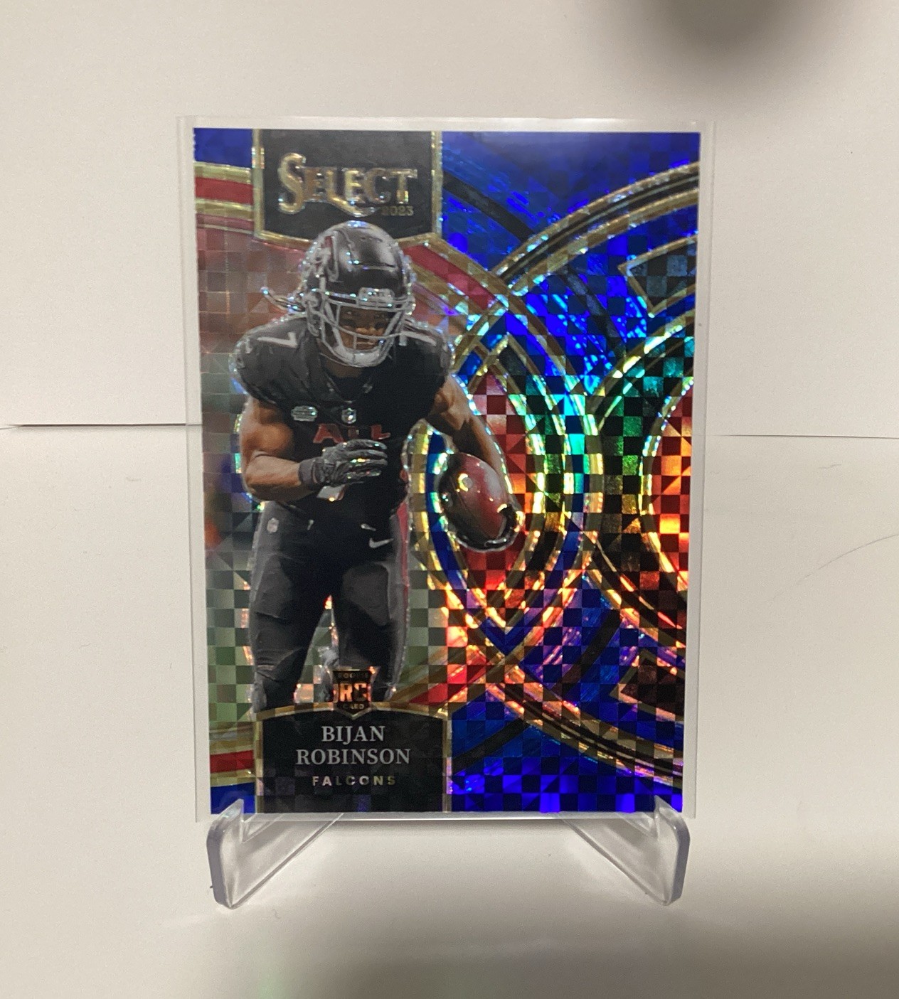 2023 Panini Select Premier Level Blue Bijan Robinson RC! # /149